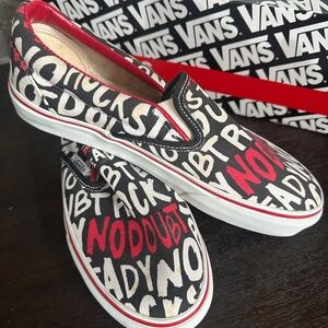 NoDoubt Limited Edition Vans w/ Box. Rock Steady Slip-Ons - mens 6.5/womens 8
